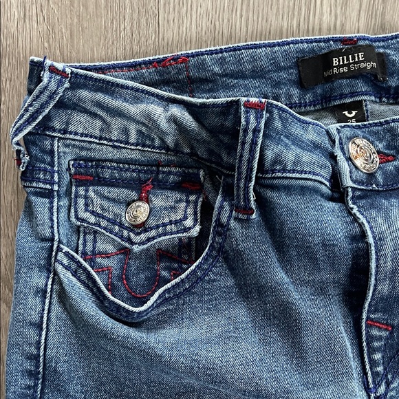 True Religion Straight Leg Jeans - Picture 4 of 7